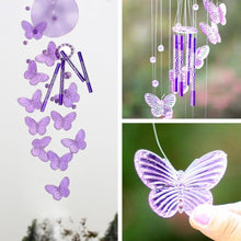 Load image into Gallery viewer, Lucky Butterfly Hanging Wind Chime Bell Garden Decoration Ornament Gift Home Decoration Fashion High-end Gift Butterfly Gift Grandmother Gift Mother Gift Birthday Gift Festival Gift Witness Friendship Outdoor Wind Chime Garden Decor