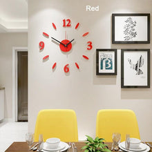 Load image into Gallery viewer, Luminous Clock Home Simplicity Silent Fashion Wall Clock Analog Timekeeper for Home Living Room Bedroom Office Battery-Powered Modern House Decoration Silent Clock Decor with Number Sticker Living Room Creative Wall Stickers Bedroom Wall Clock
