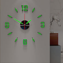 Load image into Gallery viewer, Luminous Clock Home Simplicity Silent Fashion Wall Clock Analog Timekeeper for Home Living Room Bedroom Office Battery-Powered Modern House Decoration Silent Clock Decor with Number Sticker Living Room Creative Wall Stickers Bedroom Wall Clock