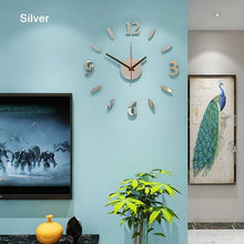 Load image into Gallery viewer, Luminous Clock Home Simplicity Silent Fashion Wall Clock Analog Timekeeper for Home Living Room Bedroom Office Battery-Powered Modern House Decoration Silent Clock Decor with Number Sticker Living Room Creative Wall Stickers Bedroom Wall Clock