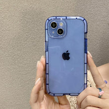 Load image into Gallery viewer, Luminous Shockproof Bumper Phone Case For iPhone 11 14 Pro Max 12 11 13 Pro Max X XR XS Max Transparent Back Cover Full Bumper Case Strong Classic Phone Case