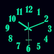 Load image into Gallery viewer, Luminous Wall Clock Silent Non-Ticking Quartz Wall Clocks Large Luminous Function Numbers and Hands Battery Operated Decorative Wall Clock for Office 12 Inch Wooden Silent Non-Ticking Kitchen Wall Clocks With Night Lights For Indoor/Outdoor Living Room