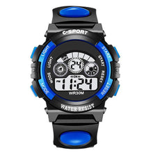 Load image into Gallery viewer, Luminous Watch For Children Students Dial Electronic Watch Multi-function Wrist Watch Kids Sports Watch Functional Digital Kids Watches LED Light Wristwatches For Boys Girls
