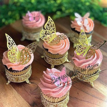 Load image into Gallery viewer, Luxury 3D Wall Stunning 12Pcs 4D Hollow Butterfly Wall Sticker Home Decoration Wall Stickers wedding Party Wedding Decors Butterfly Kids Room Decors