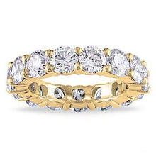 Load image into Gallery viewer, Luxury 6 CTTW Sterling Silver CZ Eternity Ring