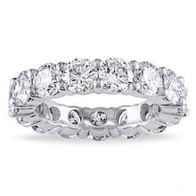 Load image into Gallery viewer, Luxury 6 CTTW Sterling Silver CZ Eternity Ring
