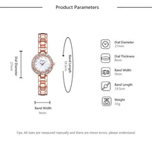 Load image into Gallery viewer, Luxury Bracelet Watches Set For Women Fashion Geometric Bangle Quartz Clock Wrist Watch With Quartz Movement Crystal Diamond Classic Fashion Romantic Jewelry Cuff Bracelet Set
