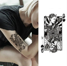 Load image into Gallery viewer, Luxury Colorful And Black Womens Tattoo Temporary Flower Waterproof Elegant Modern Tattoo For Shoulder