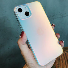 Load image into Gallery viewer, Luxury Colorful Phone Case for iPhone 14 13 Pro Max 12 11 XS X XR 7 Plus 12 13 Mini Shockproof Clear Protective Case Shock-Absorbing Bright Cover Shiny Finish Back Cover