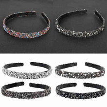 Load image into Gallery viewer, Luxury Crystal Pearl Rhinestone Headbands Fashion Women Hair Accessories Headdress Padded Hairbands Hair Bands Sparkly Hair Hoop Gorgeous Hair Accessories For Women