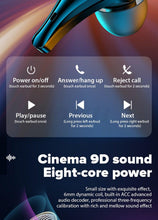 Load image into Gallery viewer, Luxury Earphone Bluetooth Compatible Headphones With Mic 3500mAh Mirror Charging Box Wireless Headphones Noise Cancelling HiFi Earbud Gaming Headsets Bluetooth MP3 Music Playes Sports Wireless Waterproof Touch Control Headphones