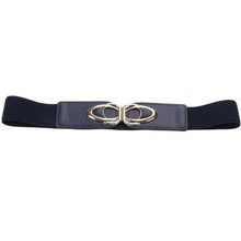 Load image into Gallery viewer, Luxury Elastic PU Leather Wide Belts For Women Fashion Stretchy Thick Waist Dress Plus Size Waistbands For Women