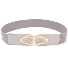 Load image into Gallery viewer, Luxury Elastic PU Leather Wide Belts For Women Fashion Stretchy Thick Waist Dress Plus Size Waistbands For Women