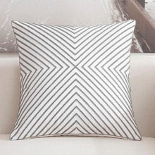 Load image into Gallery viewer, Luxury Embroidered Pink Pillow Cover Elegant Cushions Cover For Sofa Flower Geometric Cotton Pillow Case Throw Pillow Covers Modern Geometric Pillowcase Throw Cushion Cover for Bed Couch Sofa Office Decor 45*45