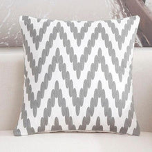 Load image into Gallery viewer, Luxury Embroidered Pink Pillow Cover Elegant Cushions Cover For Sofa Flower Geometric Cotton Pillow Case Throw Pillow Covers Modern Geometric Pillowcase Throw Cushion Cover for Bed Couch Sofa Office Decor 45*45