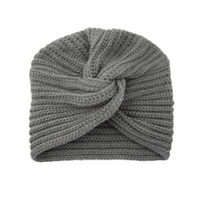 Load image into Gallery viewer, Luxury Fashion Ready To Wear Soft Cashmere Muslim Inner Hijab Caps Turban Cashmere Cross Elegant Wrap Head Hat Wool Lightweight Knitting Hijab Bonnet Cap For Women
