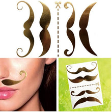 Load image into Gallery viewer, Luxury Flash Metallic Waterproof Temporary Tattoo Gold Silver Flower Tattoo Sticker Long Lasting Gold Design For Womens