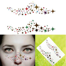 Load image into Gallery viewer, Luxury Flash Metallic Waterproof Temporary Tattoo Gold Silver Flower Tattoo Sticker Long Lasting Gold Design For Womens