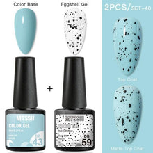 Load image into Gallery viewer, Luxury Gel Nail Polish Permanent Glossy Matte Egg Effect Elegant Stylish Eggshell Design For Women And Lady Nail Gel