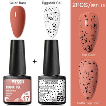 Load image into Gallery viewer, Luxury Gel Nail Polish Permanent Glossy Matte Egg Effect Elegant Stylish Eggshell Design For Women And Lady Nail Gel