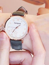 Load image into Gallery viewer, Luxury Girl Watch Student High School Small Fresh Watch Pink Cute Star Starry Sky Casual Leather Female Wrist Watch Leather Band Thin Minimalist Casual Simple Dress Watch