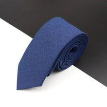 Load image into Gallery viewer, Luxury High Quality Black Grey Skinny Wool Tie For Men Business Meeting Necktie Fashionable Design Excellent Men Gift