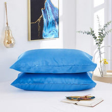 Load image into Gallery viewer, Luxury Ladies Satin Pillowcase Satin Silk Ultra Soft Standard Pillowcase Silk Satin Pillow Cases For Hair and Skin Soft King Queen Elegant Standard Bedding Pillowcase Cushion Cover Home Decor