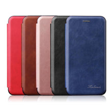 Load image into Gallery viewer, Luxury Leather Flip Case For Xiaomi Redmi Note 9 9S 10 5G 10S 11 11S 8 Pro 8T 7 + Plus Wallet Cover On Redmi 7A 6 6A 9 9A 9C 9T Durable Leather flip Back Covers