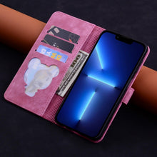 Load image into Gallery viewer, Luxury Leather Flip Phone Case For iPhone 14 13 Pro Max 11 12 Mini XR X XS Max Magnetic Wallet Bracket Cover PU Leather Stylish Case with Credit Card Holder Flip Drop Protection Shockproof Phone Cover