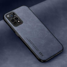 Load image into Gallery viewer, Luxury Leather Magnetic Case For Xiaomi Redmi Note 11 10 9 11E Pro 11S 10S 12 12X 10C POCO X3 NFC Pro F3 Covers With Metal Plate Leather Premium Back Cover Mobile Phone Case Flexible Protective Ultra Thin Scratchproof Phone Cover