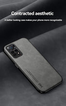 Load image into Gallery viewer, Luxury Leather Magnetic Case For Xiaomi Redmi Note 11 10 9 11E Pro 11S 10S 12 12X 10C POCO X3 NFC Pro F3 Covers With Metal Plate Leather Premium Back Cover Mobile Phone Case Flexible Protective Ultra Thin Scratchproof Phone Cover