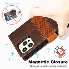 Load image into Gallery viewer, Luxury Leather Magnetic Flip Case For iPhone 14 13 12 Mini 11 Pro XS Max X XR 6 6s 8 7 Plus SE Wallet Card Phone Cover PU Leather Wallet Case with Card Pockets Back Flip Cover for iPhone