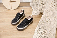 Load image into Gallery viewer, Luxury Leather Womens Sneakers Spring Shoes New Genuine Leather Casual Women Fashion Flat Girl Student Shoes Comfortable Women's Casual Flats Elegant Soft Walking Sneakers