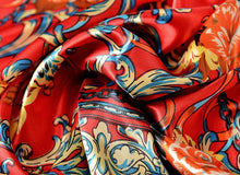 Load image into Gallery viewer, Luxury Long Soft Square Silk Scarves Lightweight Elegant Satin Silk Soft Head Wrap Escharpe Hijab Scarf Muslim Female Silky Shawls Wrap Hair Head Scarves Bandanna For Women 90*90cm