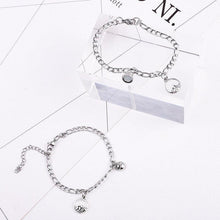 Load image into Gallery viewer, Luxury Magnet Attract Couples Bracelet Stainless Steel Chain Bracelets Charm Jewelry Matching Relationship Bracelets For Boyfriend And Girlfriend Stainless Steel His And Her Love Distance Promise Bracelets For Couples
