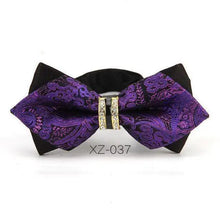 Load image into Gallery viewer, Luxury Men Polyester Bowtie Fashionable Bowtie Stylish Design Wedding Parties Bowties
