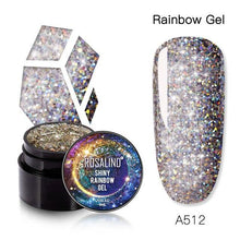 Load image into Gallery viewer, Luxury Modern Crystal Shiny Gel Nail Polish Painting Nails Art Design Diamond Manicure Gel Luxury Design For Women and Girls