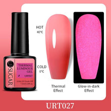 Load image into Gallery viewer, Luxury Modern Elegant Colorful Diamond Gel Nail Polish UV Temperature Color Changing Elegant Fashion Rainbow Colors For Womens