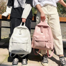 Load image into Gallery viewer, Luxury Modern Women Unique Style Women Backpack Leather School Bag For Teengers Gilrs Large capacity PU Travel backpack