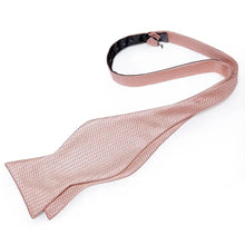 Load image into Gallery viewer, Luxury Pink Solid Men Bow Tie Silk Business Wedding Elegant Bowtie For Men Unique Desing For Every Occasion