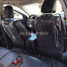 Load image into Gallery viewer, Luxury Seat Back Protectors and Seat Covers with Invisible Strap Car Seat Back Kick Mats Back Seat Protector Cover for Children Kids Baby Auto Seat Cushion Kick Mat Pad Anti Mud Clean Dirt Decals Car Accessories Car Seat Protector for Back Seat