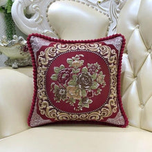 Load image into Gallery viewer, Luxury Sofa Pillow Case Living Room Pillows Bedside Backrest European Classical Aristocratic Style Throw Breathable Pillow Cases Lightweight Large Pillow Cover