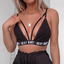 Load image into Gallery viewer, Luxury Summer Swimwear Solid Lingerie Underwear Set Women Letter Solid Patchwork Bikini Set Classic Design Underwear G-String Set Women's Bikini Triangle Solid Two Piece Bathing Suit
