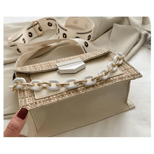 Load image into Gallery viewer, Luxury Wide Strap Shoulder Bags for Women And Girls Designer Lady Handbags and Purses Fashionable Chain Messenger Crossbody Bags