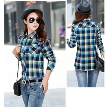Load image into Gallery viewer, Luxury Winter Warm, Plus Velvet Thicken Plaid Shirt Style Coat Jacket For Women Clothes/Tops/Casual/Jacket/Outerwear For Female