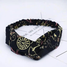Load image into Gallery viewer, Luxury Women's Headband Vintage Cross Knot Elastic Hair Bands Soft Solid Hairband Girls Hair Accessories Floral Turban Bandanas Head Wrap
