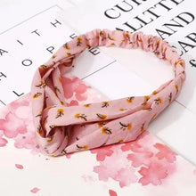 Load image into Gallery viewer, Luxury Women's Headband Vintage Cross Knot Elastic Hair Bands Soft Solid Hairband Girls Hair Accessories Floral Turban Bandanas Head Wrap