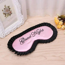 Load image into Gallery viewer, Luxury Women Silk Sleep Eye Mask Soft Ladies Ultra Lightweight Adjustable Strap Eye Mask Night Blindfold