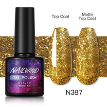 Load image into Gallery viewer, Luxury Womens Colorful Gel Nail Polish 8ml Semi Permanent UV/LED Glossy Effect Popular Design For Women and Girls in Fashion Style
