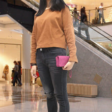 Load image into Gallery viewer, Luxury Women's Leather Clutch Wallet